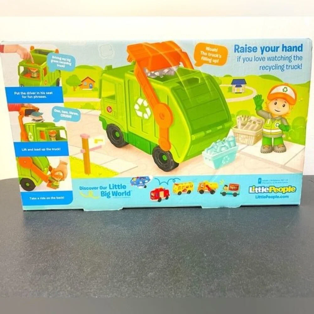 Fisher Price ~Little People Toy Food Truck  Figures Sounds Ages 1-5 (#8835)
